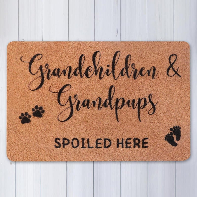 PLUJOYS Grandma Gifts,Christmas Nana Gifts for Grandma,Gifts for Grandparents,Grandpa Gifts Birthday Gifts,Gigi Grandma Gifts from Granddaughter Grandchildren Grandson Grankids,Doormats Home Decor - Image 2